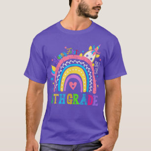 Happy First Day Of 5th Grade Student Teacher Rainb T-Shirt