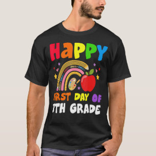 Happy First Day Of 7th Grade Back To School T-Shirt