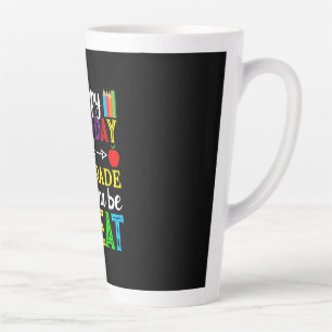 Happy First Day Of First Grade Latte Mug