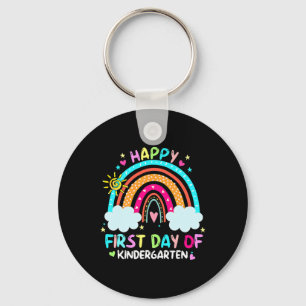 Happy First Day Of Kindergarten Back To School  Key Ring