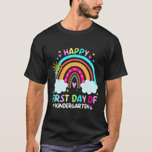 Happy First Day Of Kindergarten Back To School  T-Shirt