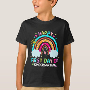 Happy First Day Of Kindergarten Back To School  T-Shirt