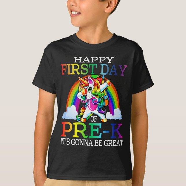 Happy First Day Of Pre-K T-Shirt (Front)