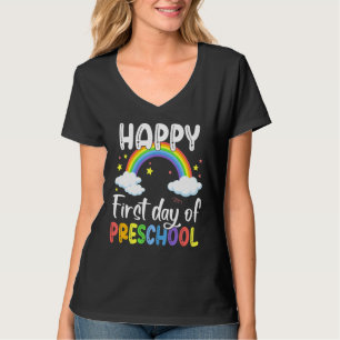 Happy First Day Of Preschool Kids Back To School R T-Shirt