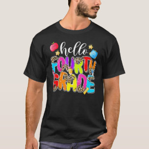 Happy First Day Of School 4th Grade Back To Scho T-Shirt