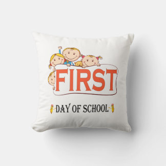 Happy First Day Of School Back To School Baby Cushion