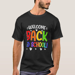 Happy First Day Of School Crew Welcome Back To Sch T-Shirt