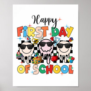 Happy First Day Of School For Boy Back To School S Poster