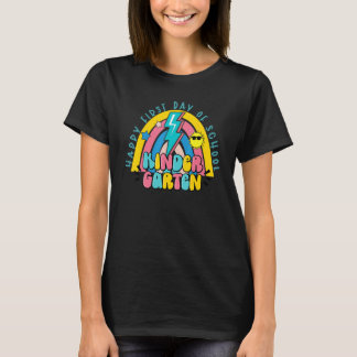 Happy First Day Of School Kindergarten  Rainbow Ki T-Shirt