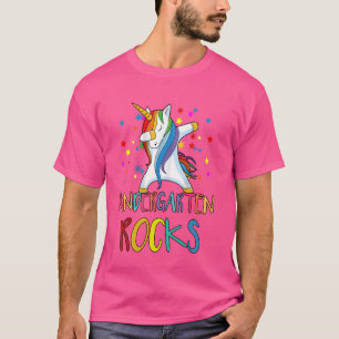 Happy First Day Of School Kindergarten Rocks Teach T-Shirt