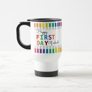 Happy First Day of School Mug – Fun Back to School