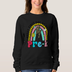 Happy First Day Of School Pre K Preschool Teacher Sweatshirt