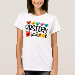 Happy First Day of School Shirt, Back to School T-Shirt