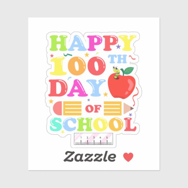 Happy First Day of School Sticker  (Sheet)
