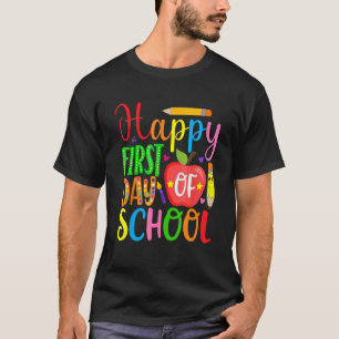 Happy First Day Of School Students Welcome Back To T-Shirt