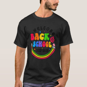 Happy First Day Of School Teacher Kid Welcome Back T-Shirt