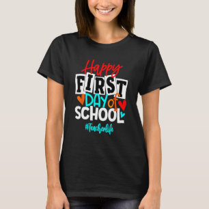 Happy First Day Of School Welcome Back To School 2 T-Shirt