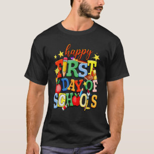 Happy First Day Of School Welcome Back To School K T-Shirt