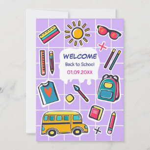 Happy First Day Of School WELCOME Save The Date