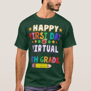 Happy First Day Of Virtual 9th Grade Back To Schoo T-Shirt