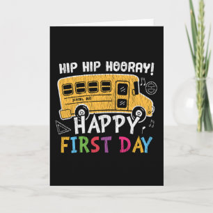 Happy First Day School Back to School Kids Gift Card