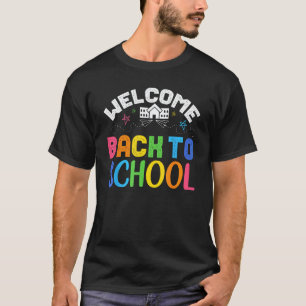 Happy First Day School Back To School Student Teac T-Shirt