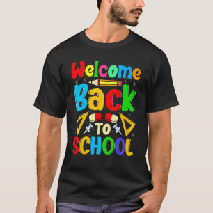 Happy First Day School Welcome Back To School Cute T-Shirt