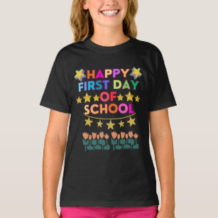 Happy first day to school, back of school T-Shirt