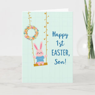 Happy First Easter Son Card