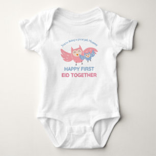 Happy first EID together Mummy - Custom Name+Year Baby Bodysuit