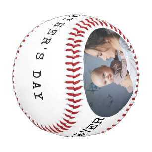 Happy First Fathers Day  2 Photo Best Dad Ever Baseball