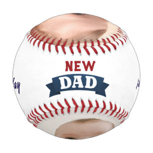 Happy first fathers day custom photo collage baseball