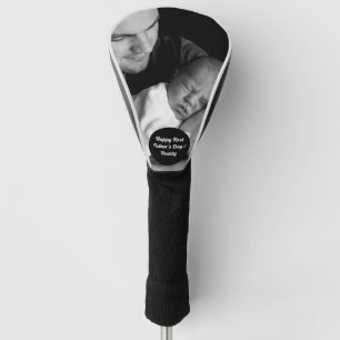 Happy First Father's Day Custom Photo Golf Head Cover