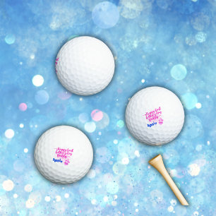 Happy First Father's Day Daddy   Golf Balls