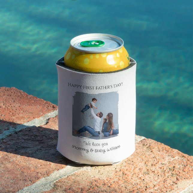 Happy First Father's Day - from Mummy and Baby |  Can Cooler (In Situ Pool)
