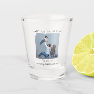 Happy First Father's Day - from Mummy and Baby Shot Glass