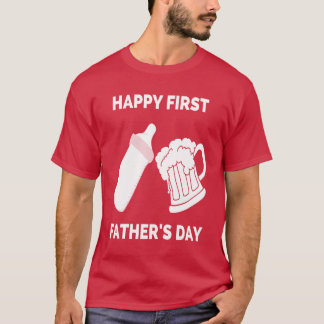 Happy First Fathers Day Gift from Wife boy T-Shirt