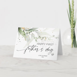 Happy First Fathers Day Gifts from Wife to Husband Card