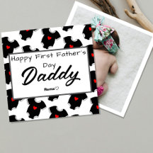 Happy First Father's Day – Personalised Photo Card
