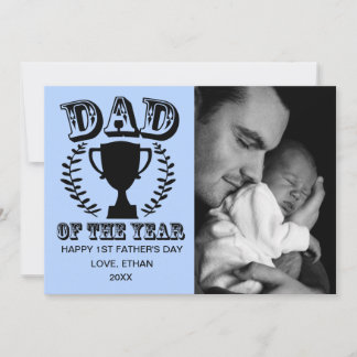 Happy First Father's Day Photo Card