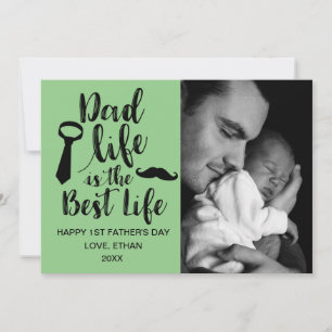 Happy First Father's Day Photo Card