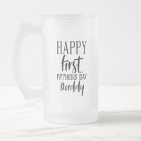 Happy First Father's Day word art