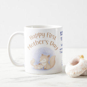 Happy first mother’s day custom coffee mug