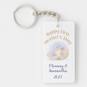 Happy first mother’s day custom key ring
