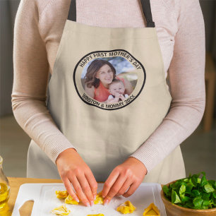 Happy First Mother’s Day Custom Photo & Text Apron