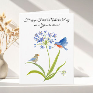 Happy First Mothers Day as a Grandmother Lily Card