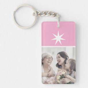 happy first mothers day custom photo key ring