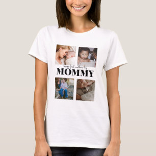 happy first mothers day cute photo collage T-Shirt