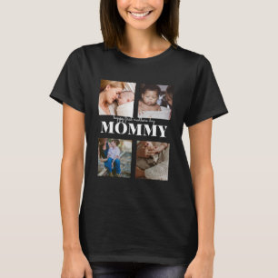 happy first mothers day cute photo collage T-Shirt