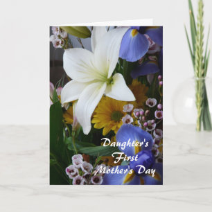 Happy First Mother's Day-Daughter-Pretty Floral Card